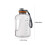 Bouteille d'eau bleue 2,2 L réutilisable avec graduations 6