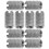 10 Pcs Thread Repair Inserts Threaded Sleeves Assorted Thread Inserts Kit Thread Inserts Thread Reinforce Repair Tool Thread Slotted Inserts 6