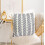 Fodere per cuscini in lino a pois neri, stile rustico, 18x18 3