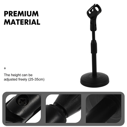 OUNONA Desktop Mic Stand Microphone Adjustable Holder Secure 1