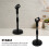 OUNONA Desktop Mic Stand Microphone Adjustable Holder Secure 3