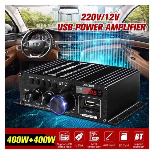 Ak380/AK170 Ενισχυτής Ισχύος 800W Ενισχυτής Οικιακού Κινηματογράφου Ενισχυτής 1