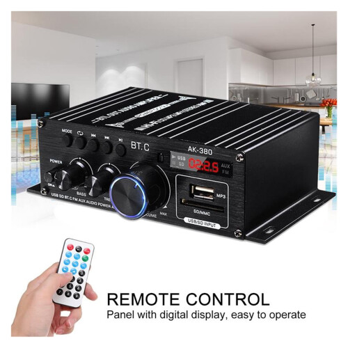 Ak380/AK170 Ενισχυτής Ισχύος 800W Ενισχυτής Οικιακού Κινηματογράφου Ενισχυτής 2