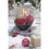 Rode bessenbalornament 6,5 x 6,5 inch, set van 3 8