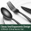 Stainless Steel Flatware Set Black Hammered 24-Pc 3