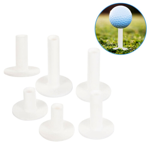 Siliconen golfteehouder voor heren, 6 stuks 2