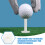Siliconen golfteehouder voor heren, 6 stuks 7