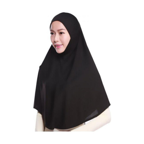 Muslimsk hijab-skjerf til dame, svart 1