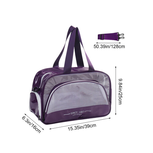 Elainilye waterproof swim bag wet/dry separation 1 piece 2