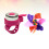 Kids Bike Bell Pink Plastic 1 Set 5