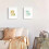 White Picture Frame Set 5 pcs 9x12 with 6x8 Mat 2