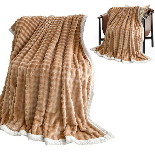 Doppelseitige Flanelldecke mit Tiermuster 1