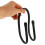 6pcs Versatile Plastic Fence Hooks for Home Use Black Compact Design Saves Space 5