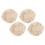 4pcs Oval Banneton Proofing Basket for Sourdough Bread 2