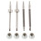 CVD Set, 4 Antriebswellen + Muttern für Traxxas 9