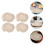 4pcs Oval Banneton Proofing Basket for Sourdough Bread 4