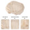 4pcs Oval Banneton Proofing Basket for Sourdough Bread 5