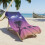 Serviette de plage en microfibre colorée à séchage rapide 71 x 150 cm 3