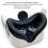 EASTIN Oculus Quest2Accessories Μαύρη θήκη προσώπου σιλικόνης για Meta Quest2 Ανθεκτικό στον ιδρώτα 4