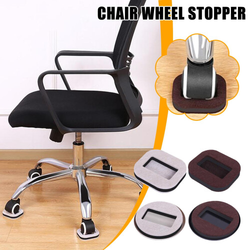 Bürostuhlrollenstopper, Hartholzbodenschutz, 4er-Pack 2