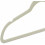 Smala, sammetssäkra, robusta klädhängare, 50-pack, elfenben/silver 3