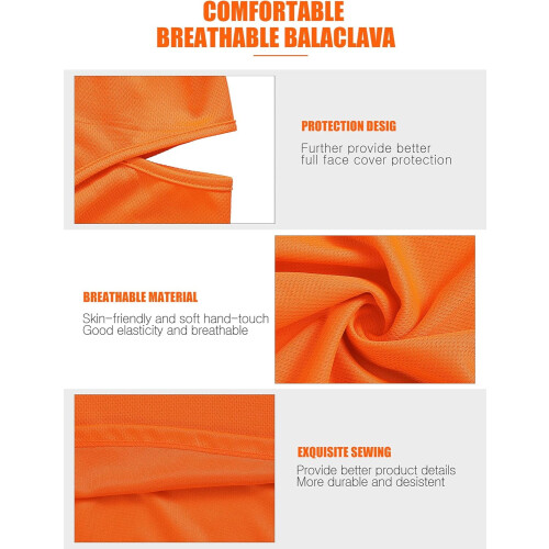 Κάλυμμα προσώπου Balaclava 3 τεμαχίων Κάλυμμα λαιμού με αντηλιακή προστασία 1