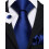 Men's Silk Tie Extra Long Solid Color Wedding Necktie 4