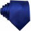 Men's Silk Tie Extra Long Solid Color Wedding Necktie 5