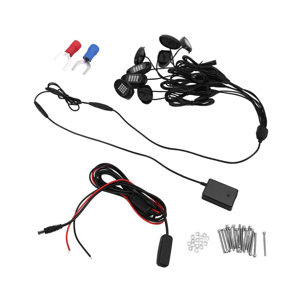 Car 8 Pods Rgb Led Rock S Kit Underglow Multicolor Neon Pod With App Control For Truck Atv Utv Suv Light 6031515080434