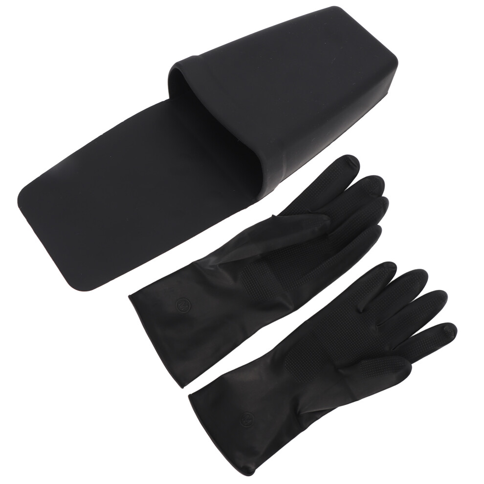 Heat Resistant Silicone Pouch for Curling Iron Storage with Gloves and Suction Cup