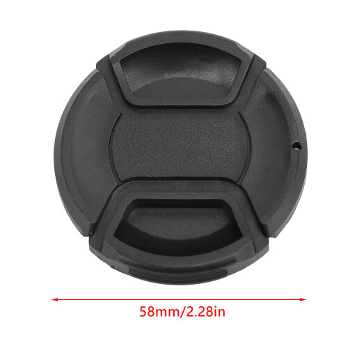 Camera Lens Cover Dustproof Scratch-Resistant 58mm / 2.28in Protector with Rope 1
