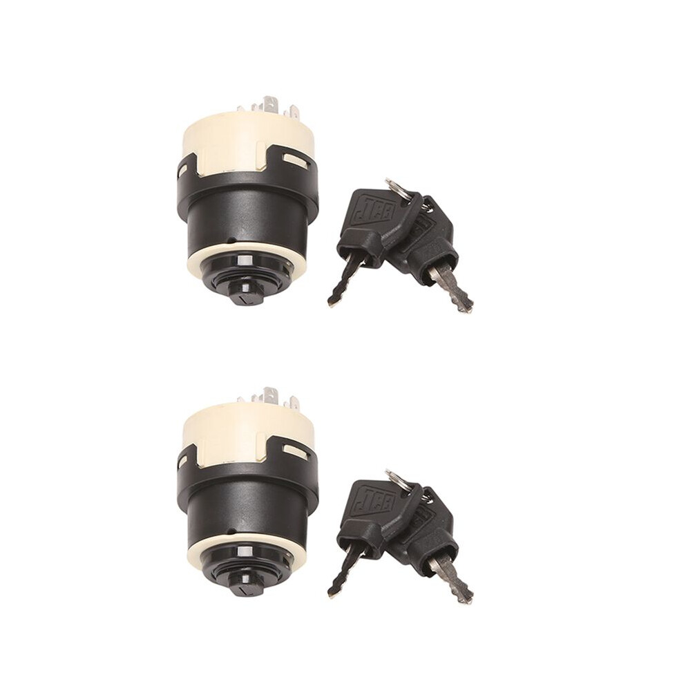 2X Ignition With 4 Keys For Jcb 3Cx 4Cx 85804674 701/80184 50988 6034120106568