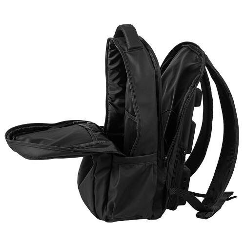 Mochila com portas USB e ventilador ajustável, à prova d'água. 2