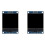 2X Tela de Exibição Do Módulo OLED de 1,5 Polegadas 4PIN SH1107 Drive IC 128x128 IIC I2C Interface para 51 STM32 P22101 P22102 1