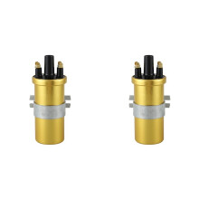 2X Car High Performance Standard 12V Sports Ignition Coil DLB105 Ignition System Parts Gold