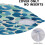 Fodere per cuscini leopardate in lino blu e verde, 18x18 cm, set da 2 4
