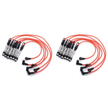 12St TäNdspole TäNdstift Ledningar Kabel RöD för III Corrado VR6 2.8 2.9 AAA ABV med Avdragare 021905409AD