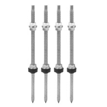 Vis de fixation extérieures pour toiture solaire, boulons de suspension résistants au vent et à la corrosion, vis à tête hexagonale, fixations