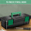 10inch Tool Box for Craft Organizer Box Large Tool Box with Handle Box Mechanic Tool Storage Box Locking Tool Boxes 3