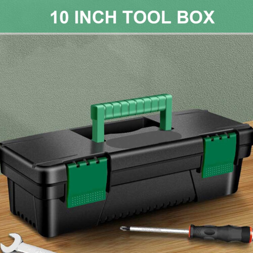 10inch Tool Box for Craft Organizer Box Large Tool Box with Handle Box Mechanic Tool Storage Box Locking Tool Boxes 2
