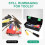 10inch Tool Box for Craft Organizer Box Large Tool Box with Handle Box Mechanic Tool Storage Box Locking Tool Boxes 6