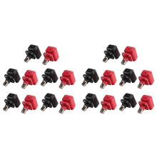 20 Pcs 200A All-Copper Lithium Battery Post High-Current Copper Terminal Battery Connector Storage Terminal(B)