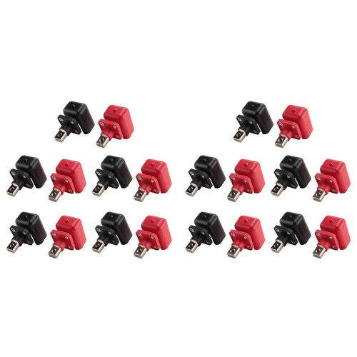 20 Pcs 200A All-Copper Lithium Battery Post High-Current Copper Terminal Battery Connector  Storage Terminal(B)