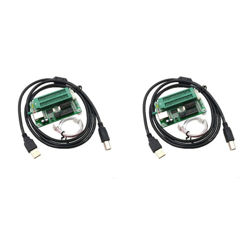 2X  K150 Programmer Microchip  MCU Microcore Burner USB Downloader met USB-Kabel
