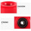 Red PU Roller Skate Wheels High Elasticity 4pcs 3