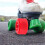 Red PU Roller Skate Wheels High Elasticity 4pcs 4