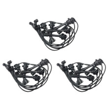 3 Set Tändstiftskabelsats för Pajero Montero Sport Challenger Nativa Triton L200 6G72 6G74 MD371794 MD338249