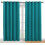 Πάνελ κουρτινών συσκότισης Peacock Teal (70x84", σετ 2 τεμαχίων) – Θερμομονωτικά, με 2
