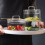 Ciotola per insalata trasparente, contenitore trasparente con coperchio, bicchiere da frutta 5