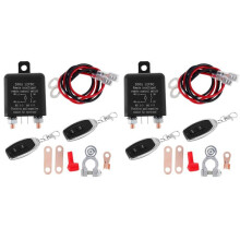 2X 12V 200A Interruptor de Bateria Relé Controle Remoto Bateria Desconectar Corte Isolador Interruptor Anti-Roubo para Carro